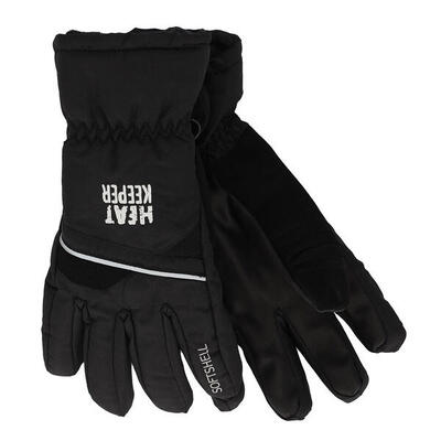 Heatkeeper - ski handschoenen dames pro - zwart - 1-paar - dames handschoenen