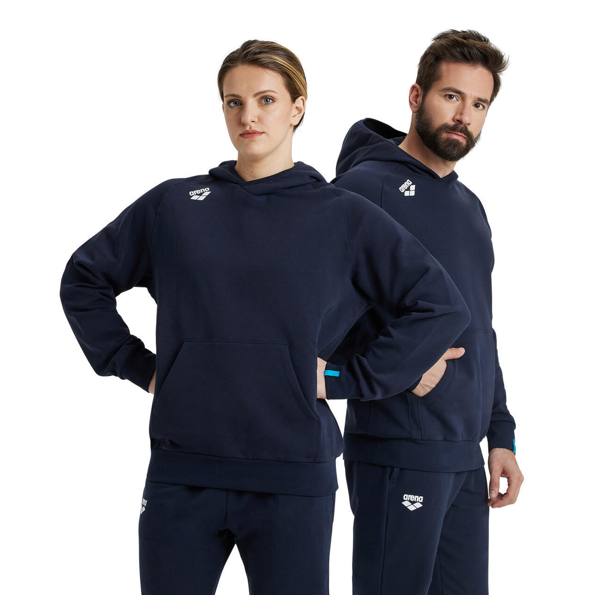 Arena - Sweatshirt À Capuche Arena Team Panel - Sweat-shirt - Bleu - 48 Xl - Decathlon