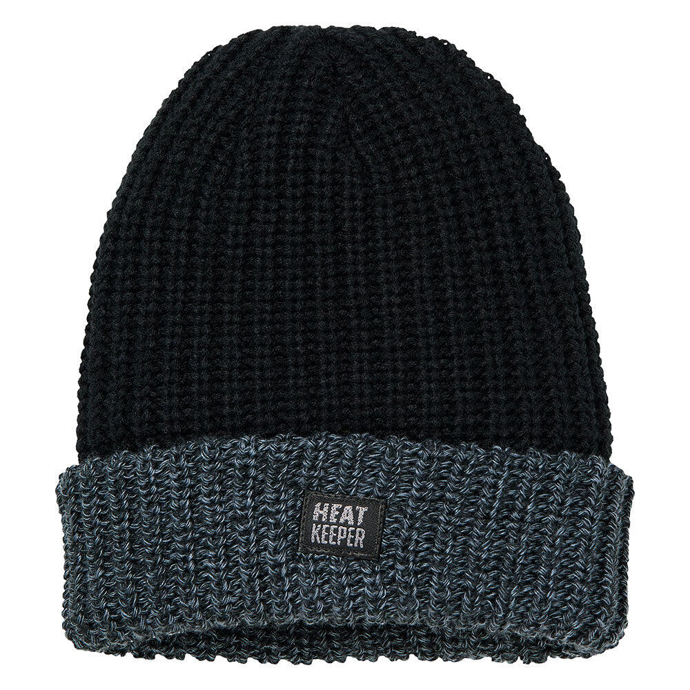 HEAT KEEPER Heatkeeper - Thermomütze Herren Rippe - Schwarz - 1-teilig - Mütze Herren