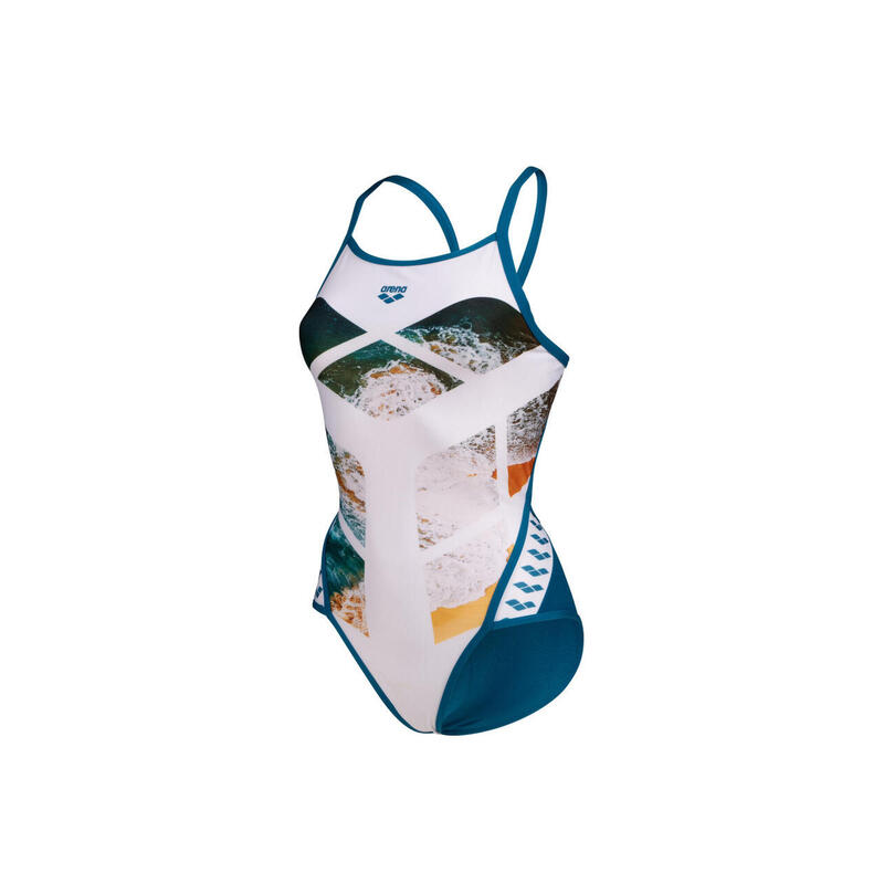 Costum de baie pentru femei Arena Planet Swimsuit Super Fly
