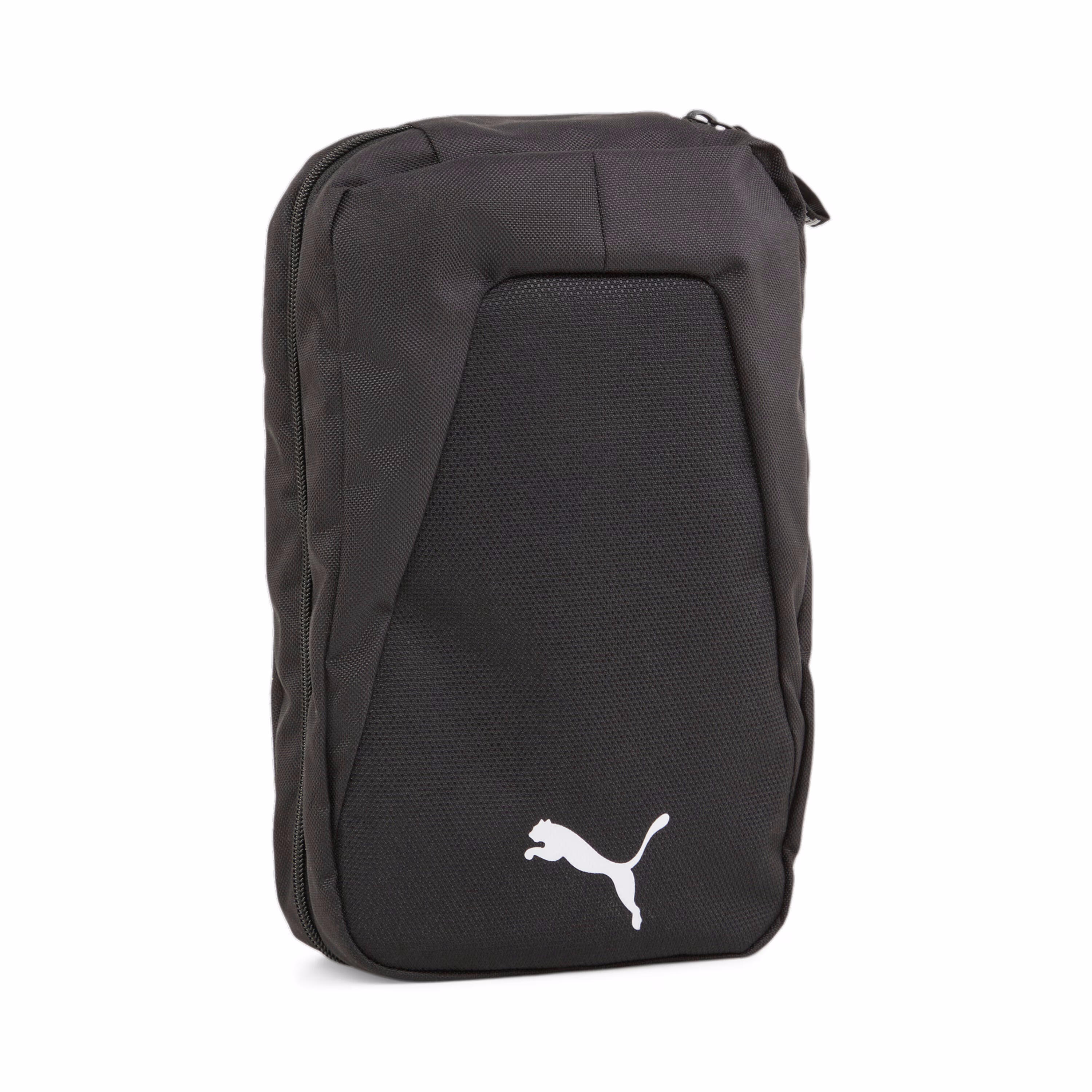 PUMA PUMA teamGOAL wash bag – black, compact toiletry bag