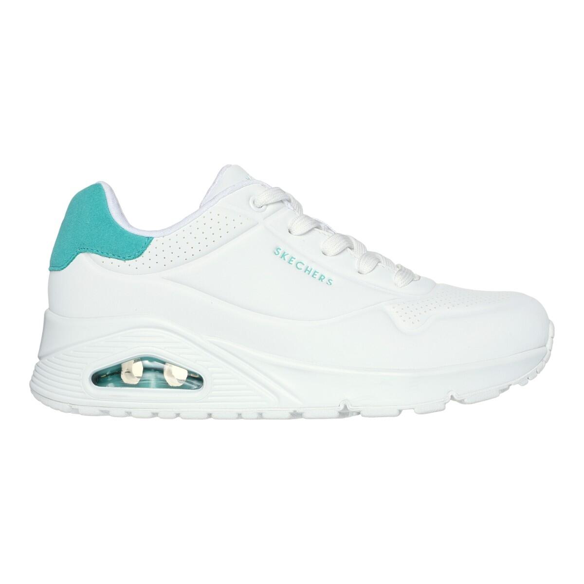 SKECHERS Scarpe da ginnastica UNO POP BACK Donna Bianco / Verde menta