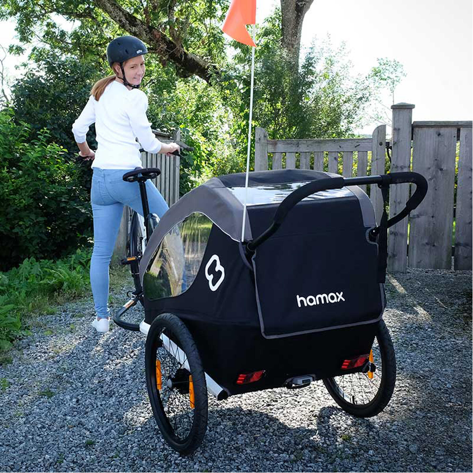 Child Cycle Trailer Hamax Traveller Twin Child Bike Trailer HAMAX