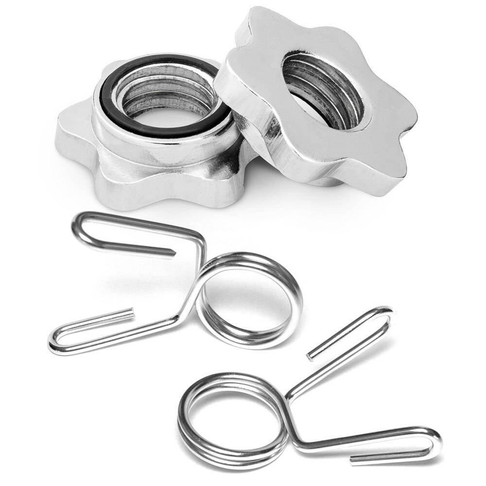 Un set di bilancieri per l'allenamento della forza 2/5