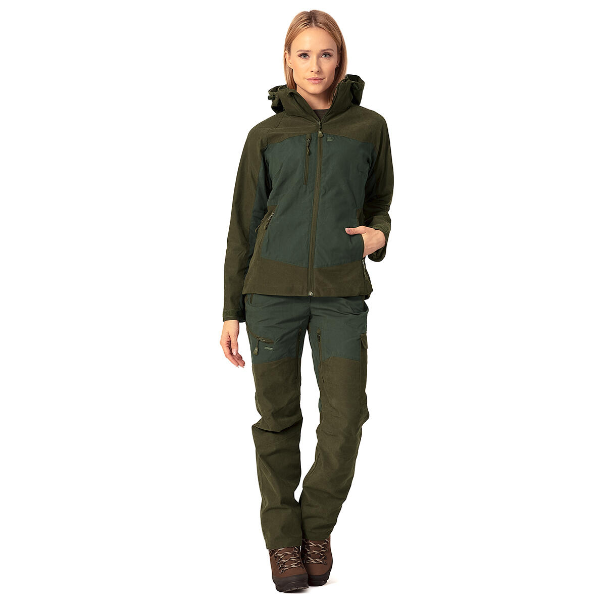 Veste de chasse pour femme Tagart Iron 2 Green robuste avec membrane 3/5