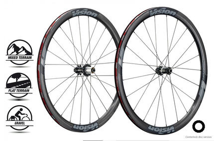 VISION (710-0062231035) PAIR DE ROUES METRON40SL DISC CL SHIMANO11 TLR CLINCHER