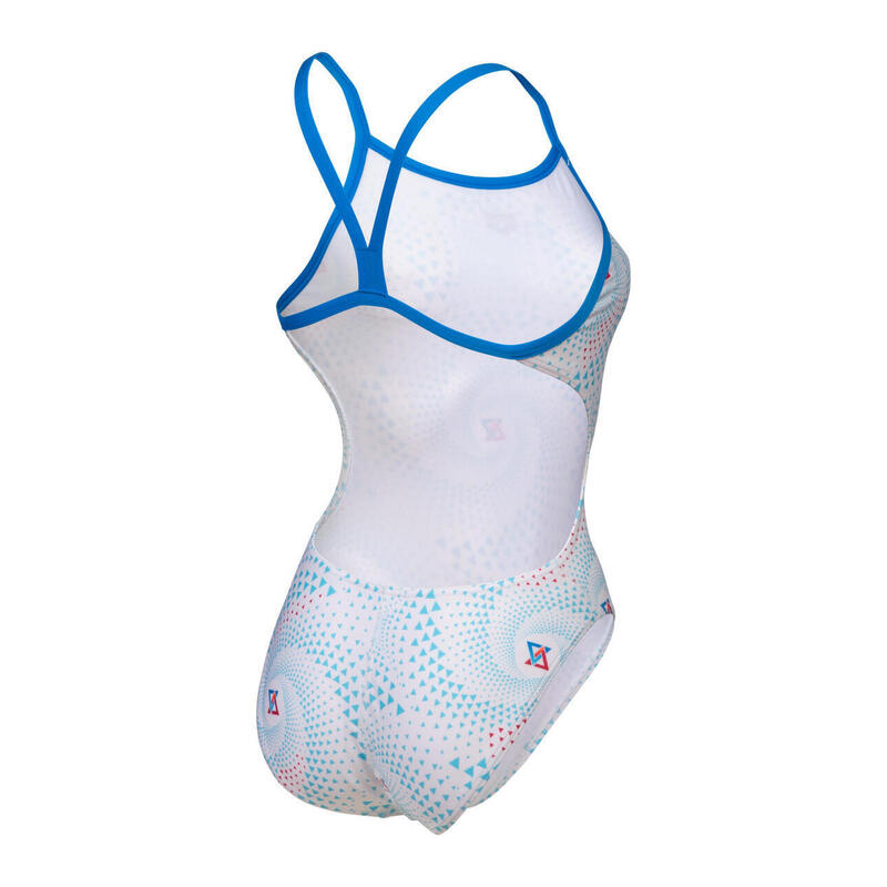 Maillot de bain Arena Challenge Back Blue River/Blanc