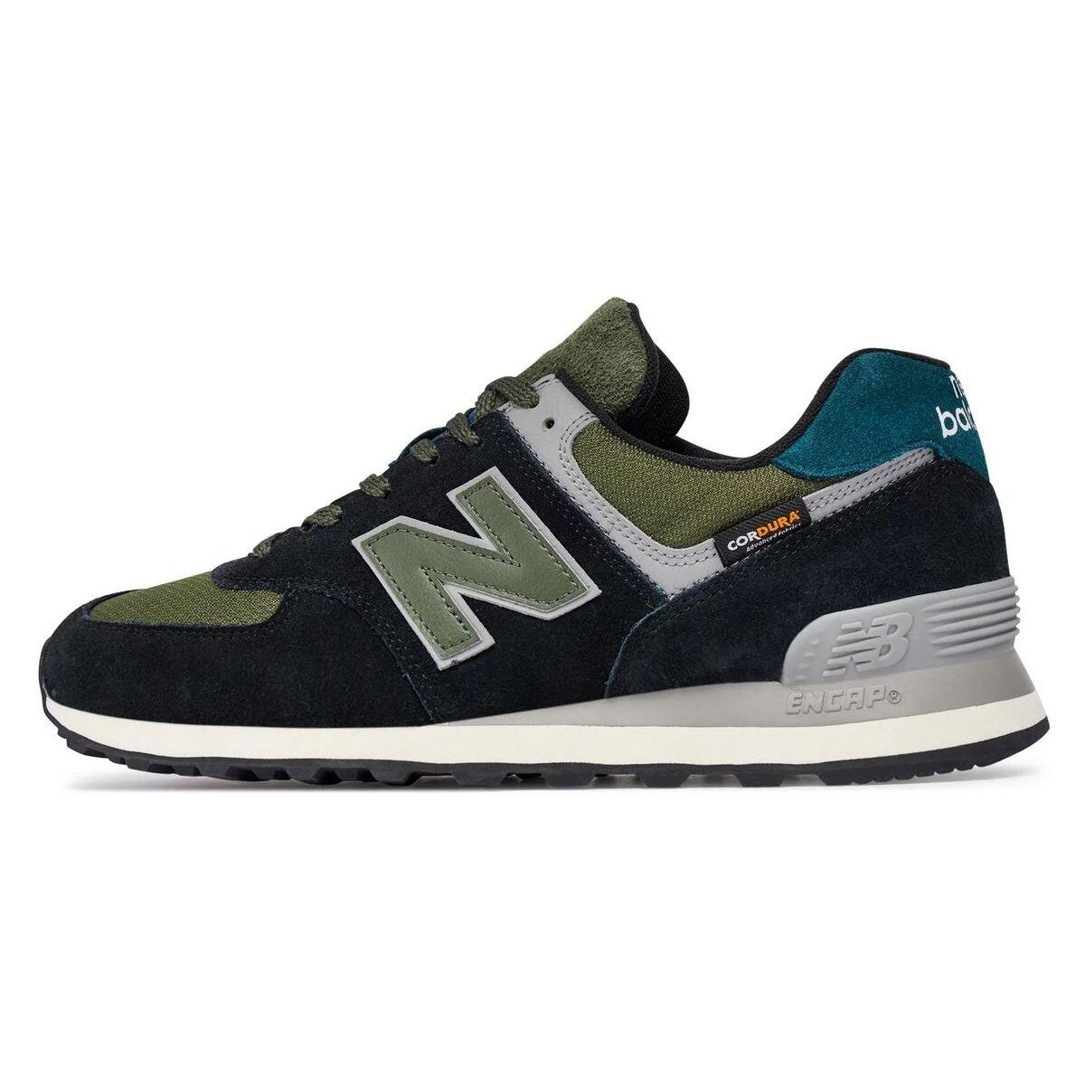 Zapatos New Balance 574 Negro/Verde 3/6