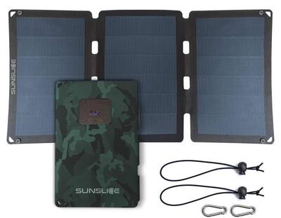 Fusion 18 Khaki|Pannello solare portatile - ultra leggero e infrangibile