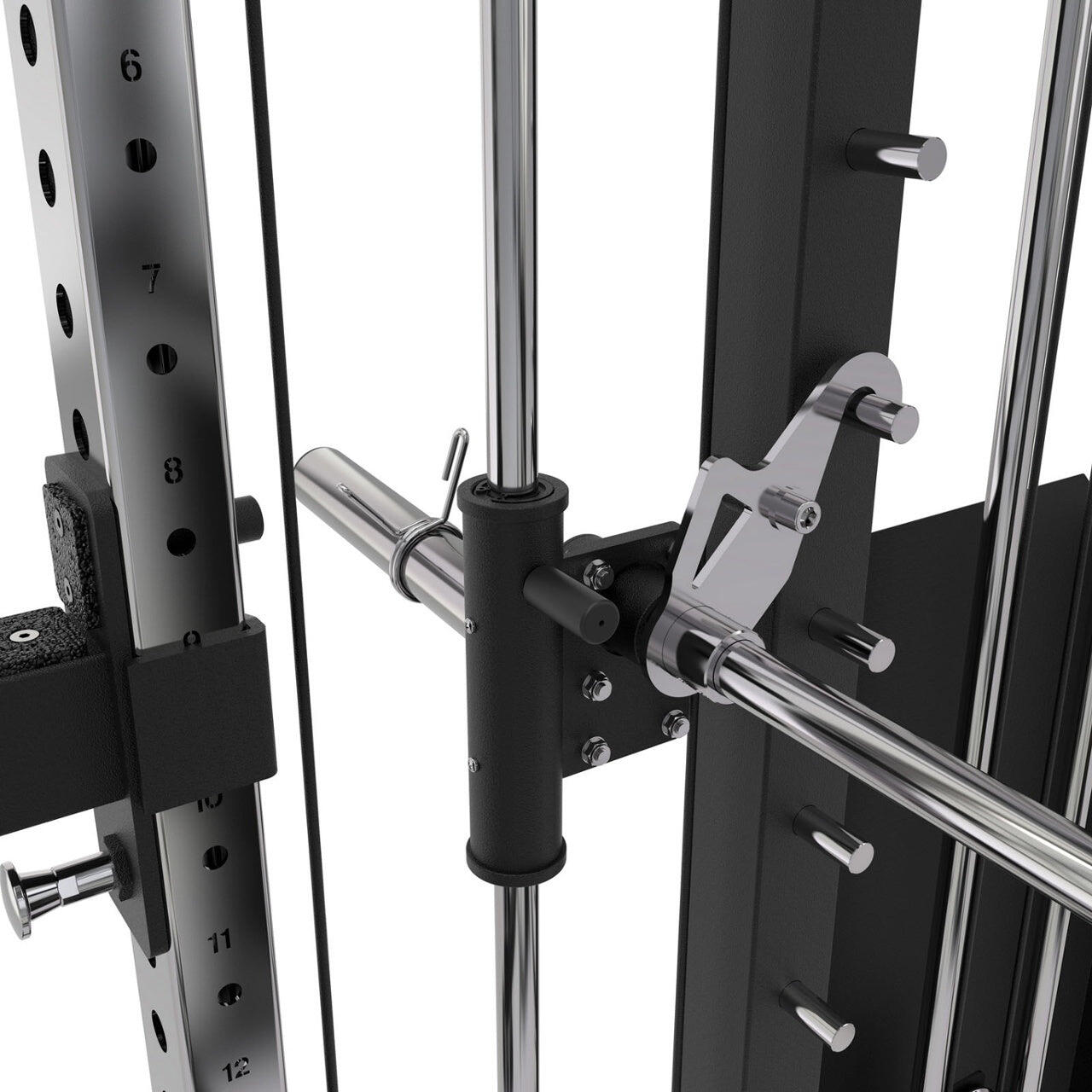 Multi Power Rack Asx 6000 - Dupla polia, Smith e Rack 4/5