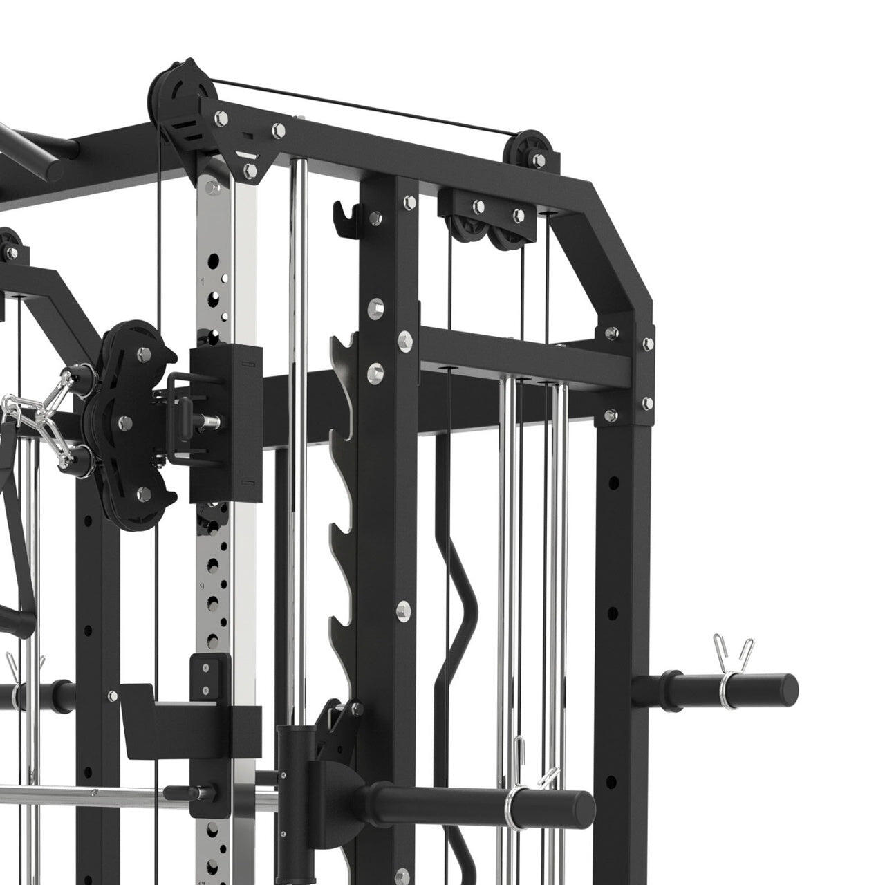 Multi Power Rack Asx 4500 - Dupla polia, Smith e Rack 3/3