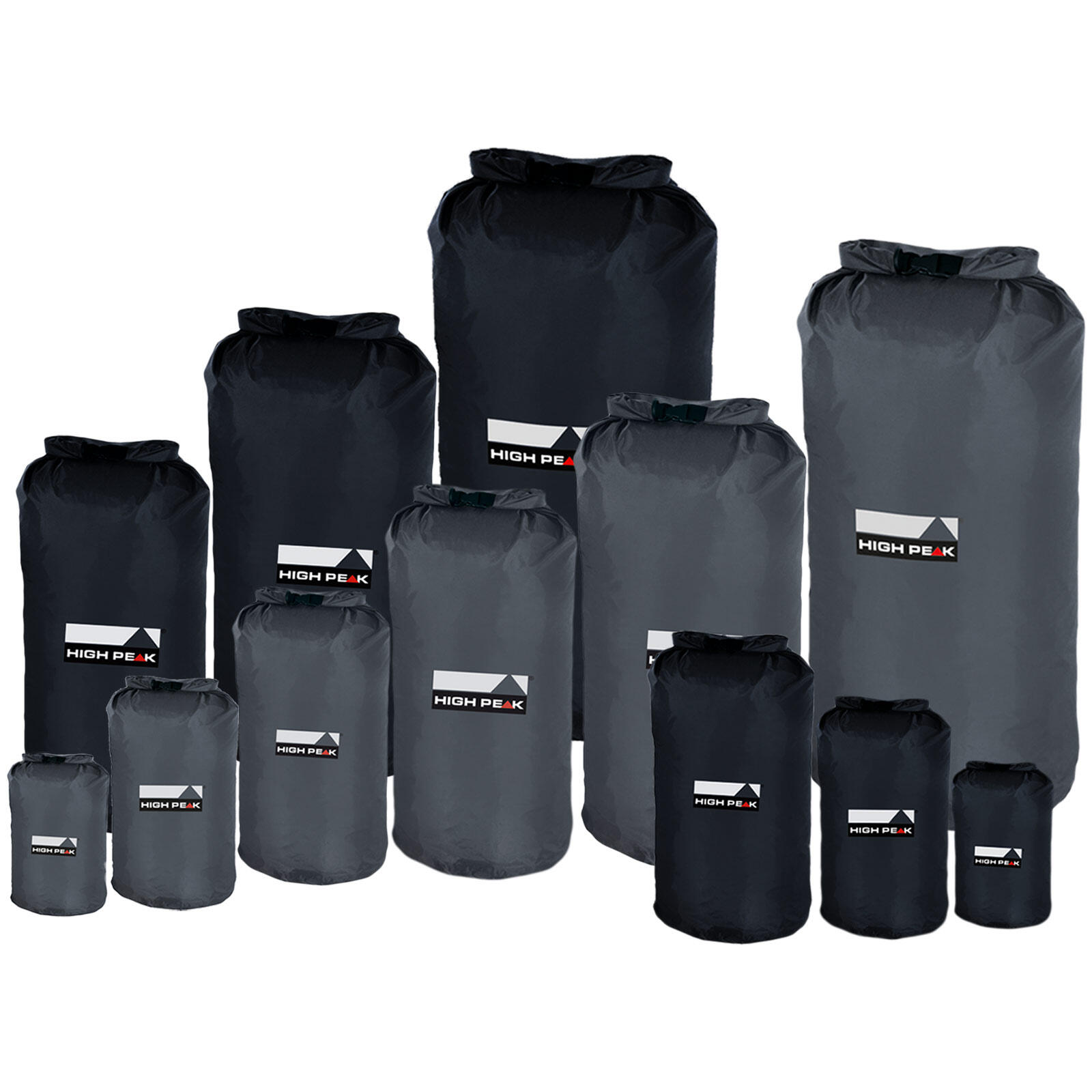 Dry Bag Sac de rangement pour camping à roulettes étanche 1 litre 2/4