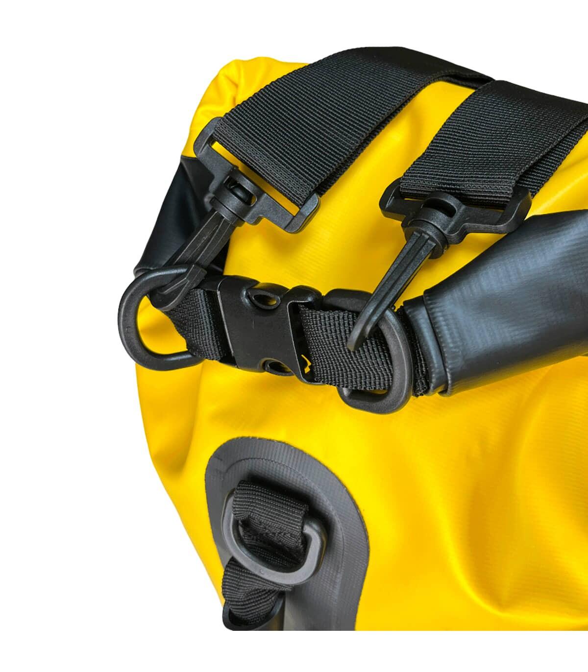 Waterdichte Tas Drybag Snorkelboei 30L Ventiel SUP Kajak Paddle - Geel 6/6