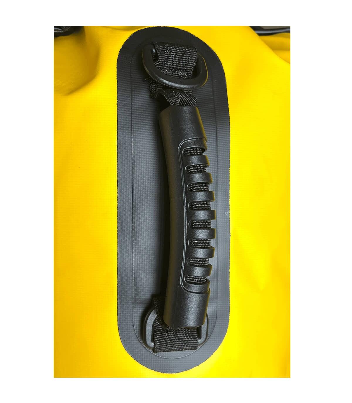 Waterdichte Tas Drybag Snorkelboei 30L Ventiel SUP Kajak Paddle - Geel 5/6