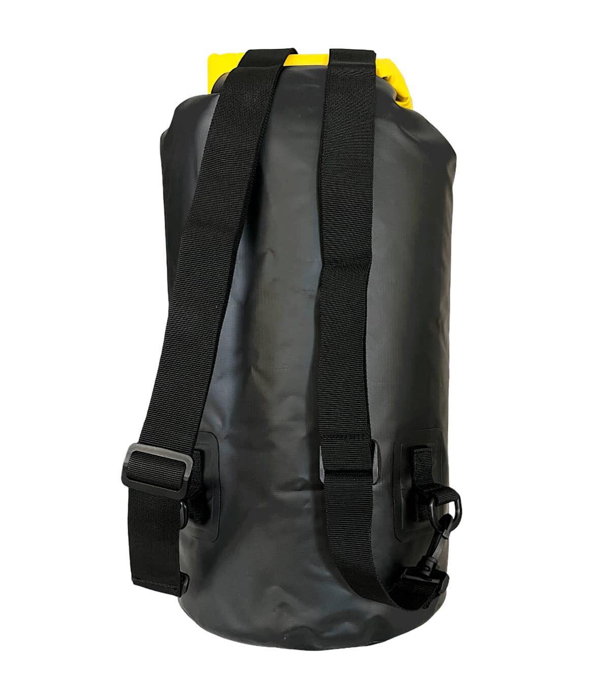 Waterdichte Tas Drybag Snorkelboei 30L Ventiel SUP Kajak Paddle - Geel 3/6