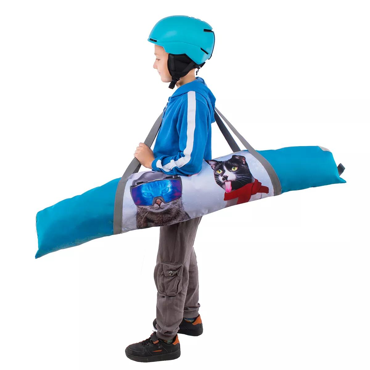 Pokrowiec na narty dla dzieci Snowsport Ski Bag Cats 6in1 4/7