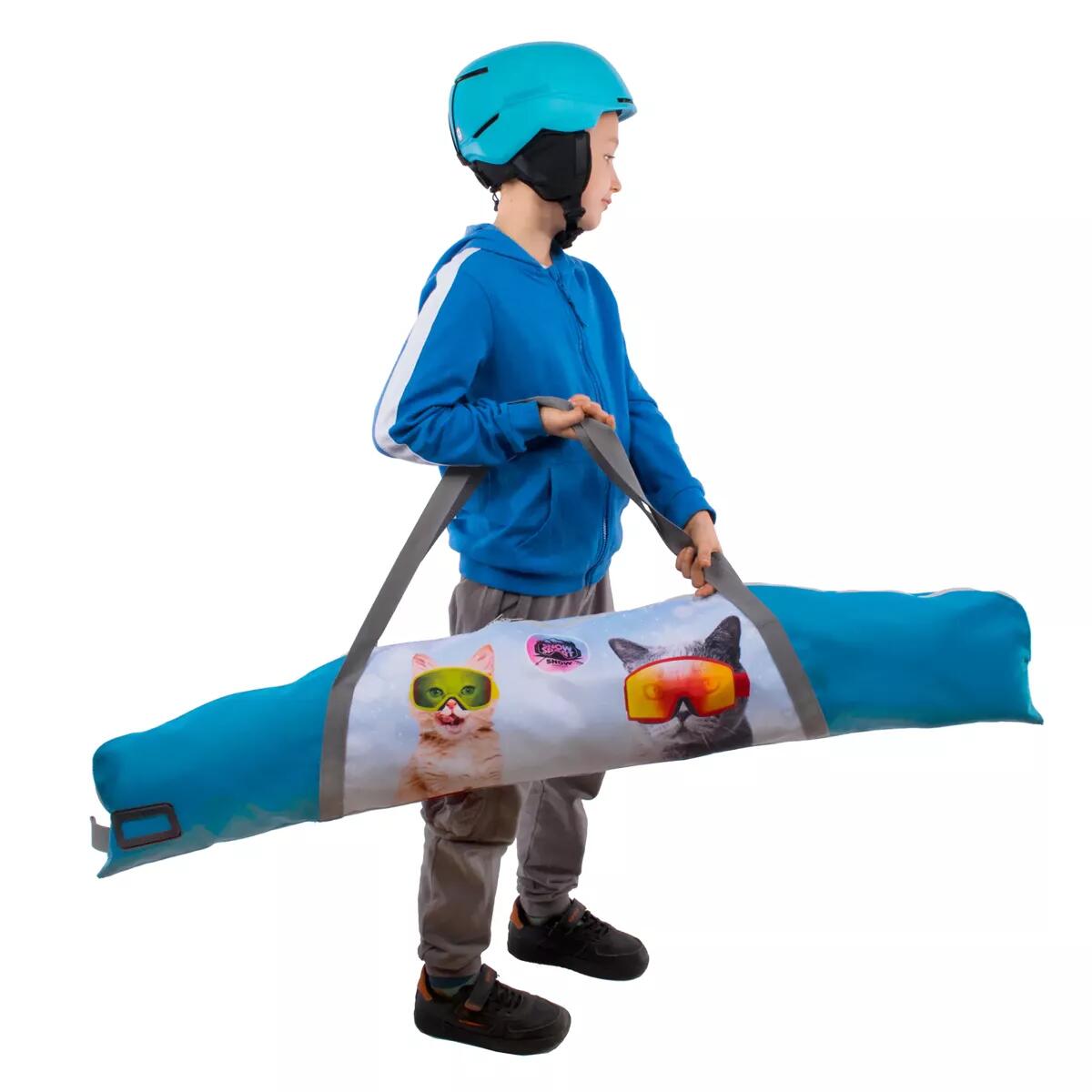 Pokrowiec na narty dla dzieci Snowsport Ski Bag Cats 6in1 6/7