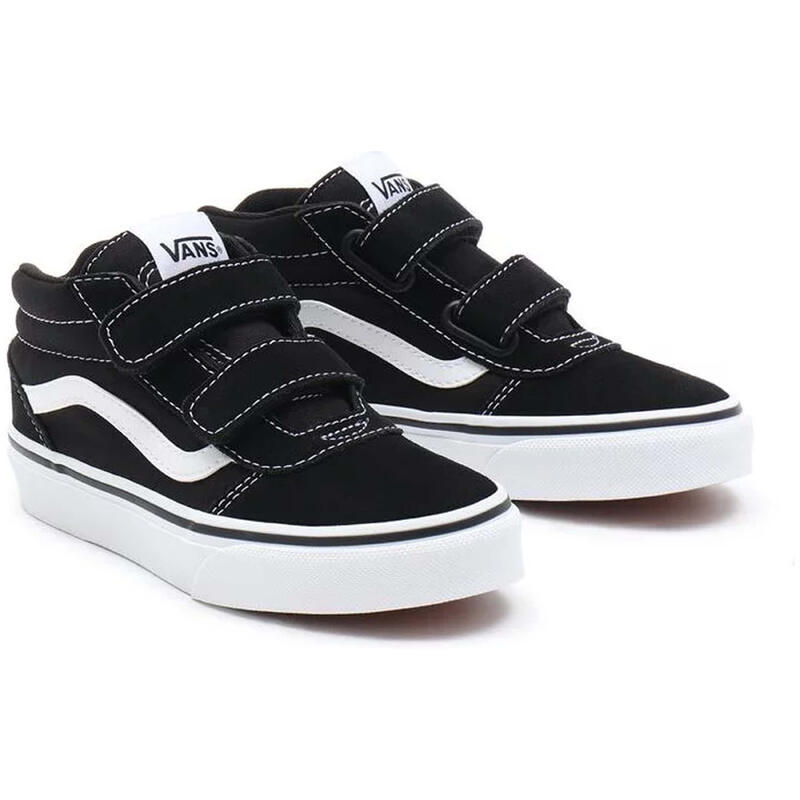 Zapatilla de caminar para niño Vans Ward Mid Td  Negro