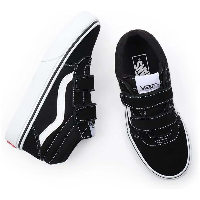 Zapatilla de caminar para niño Vans Ward Mid Td  Negro