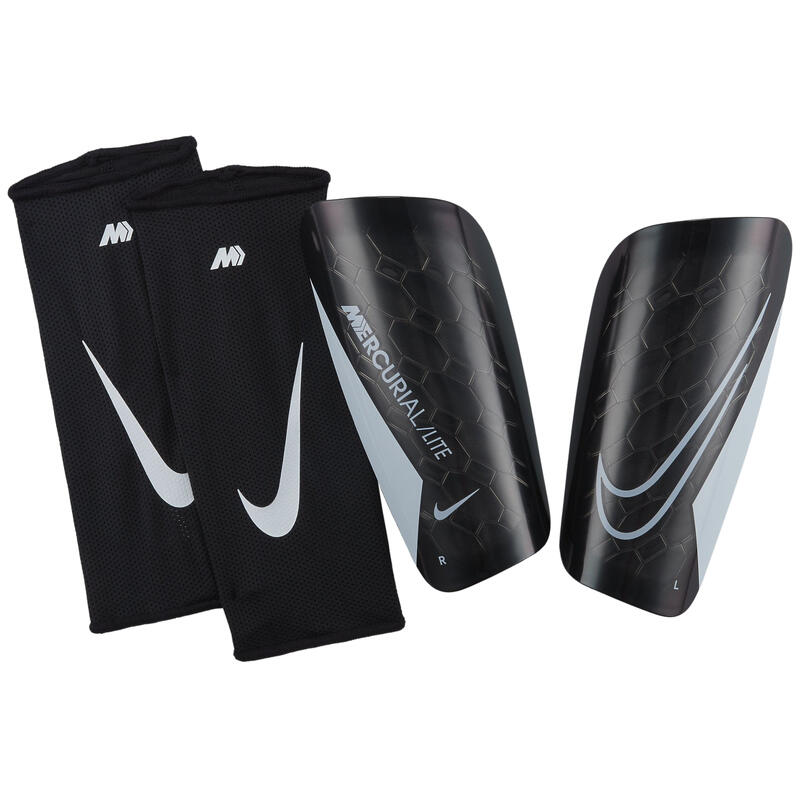 Espinilleras Nike Mercurial Lite, Negro, Unisexo