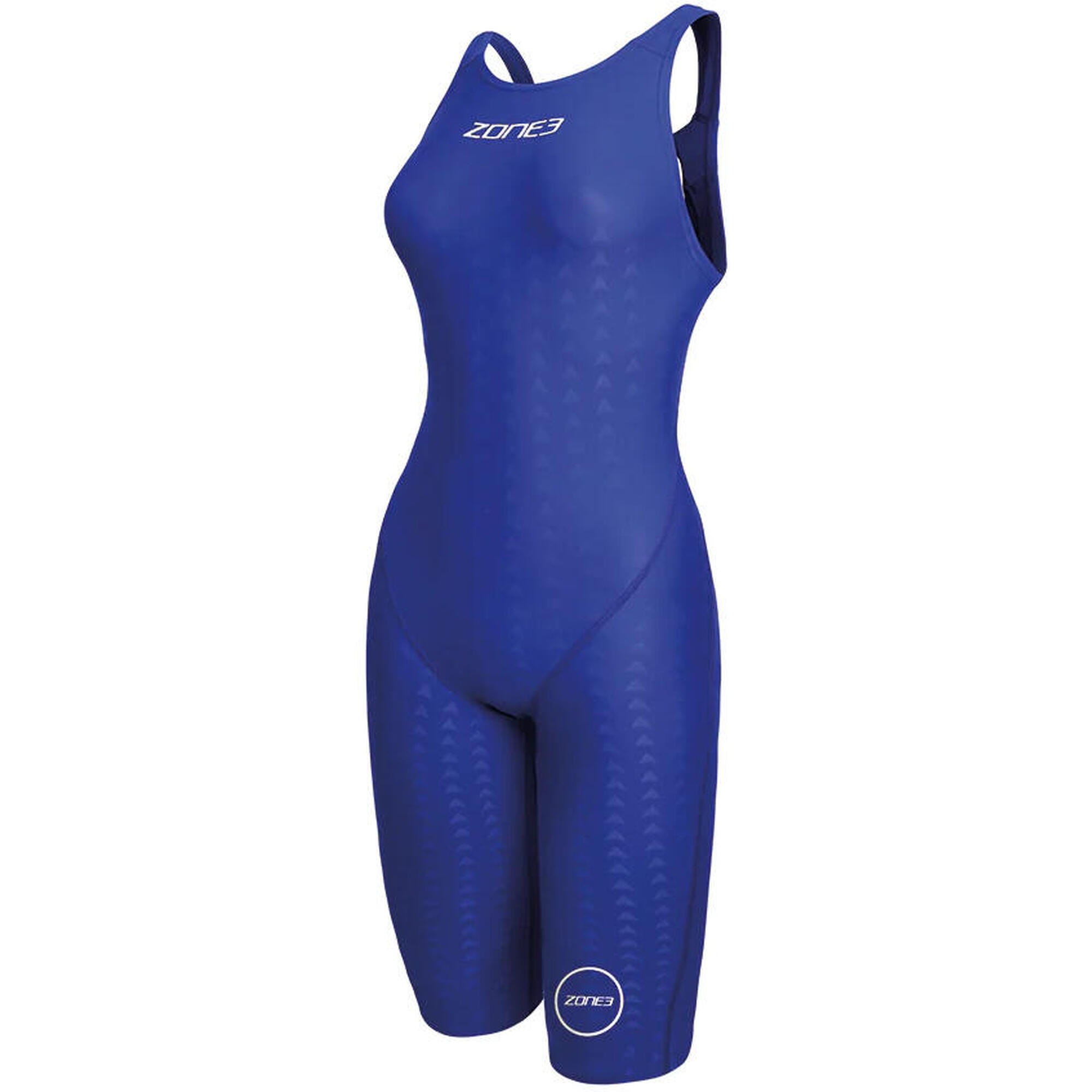 Zone3 - Maillot De Bain Femme Zone3 Performance Speed Kneeskin - Maillot De Bain 1 Pièce - Bleu - 36 Xs - Decathlon