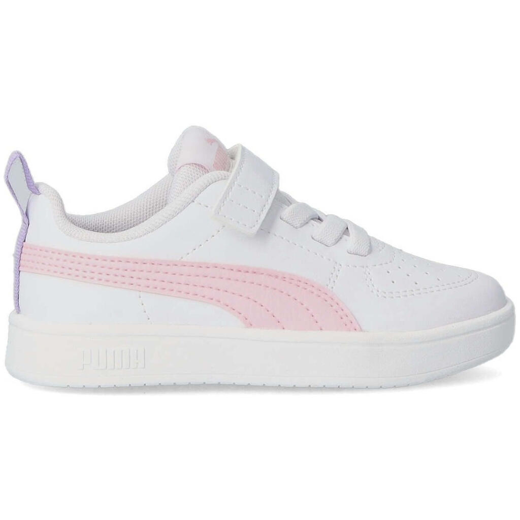 Childrens/Kids Rickie Ac Ps Faux Leather Trainers (White)