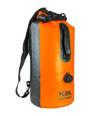 Waterdichte tas en snorkelboei 30l met opblaasventiel