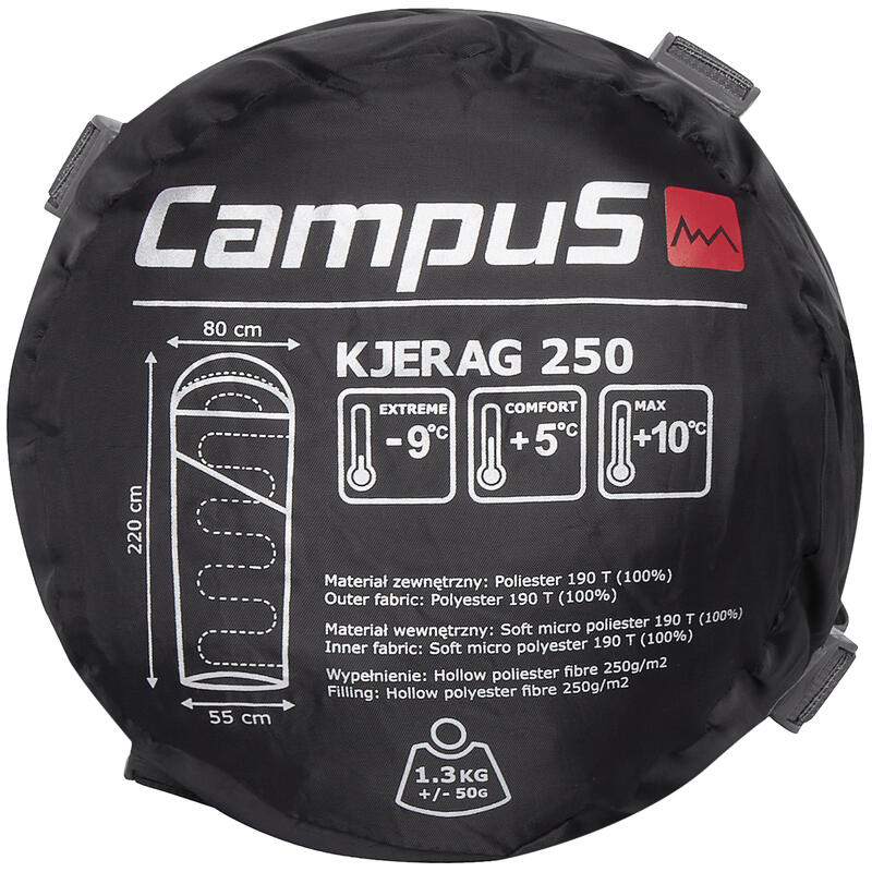 Sac de Couchage Unisexe Campus Kjerag 250 Gauche