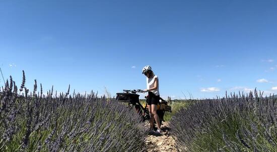 Vélo dans la Drôme Provençale