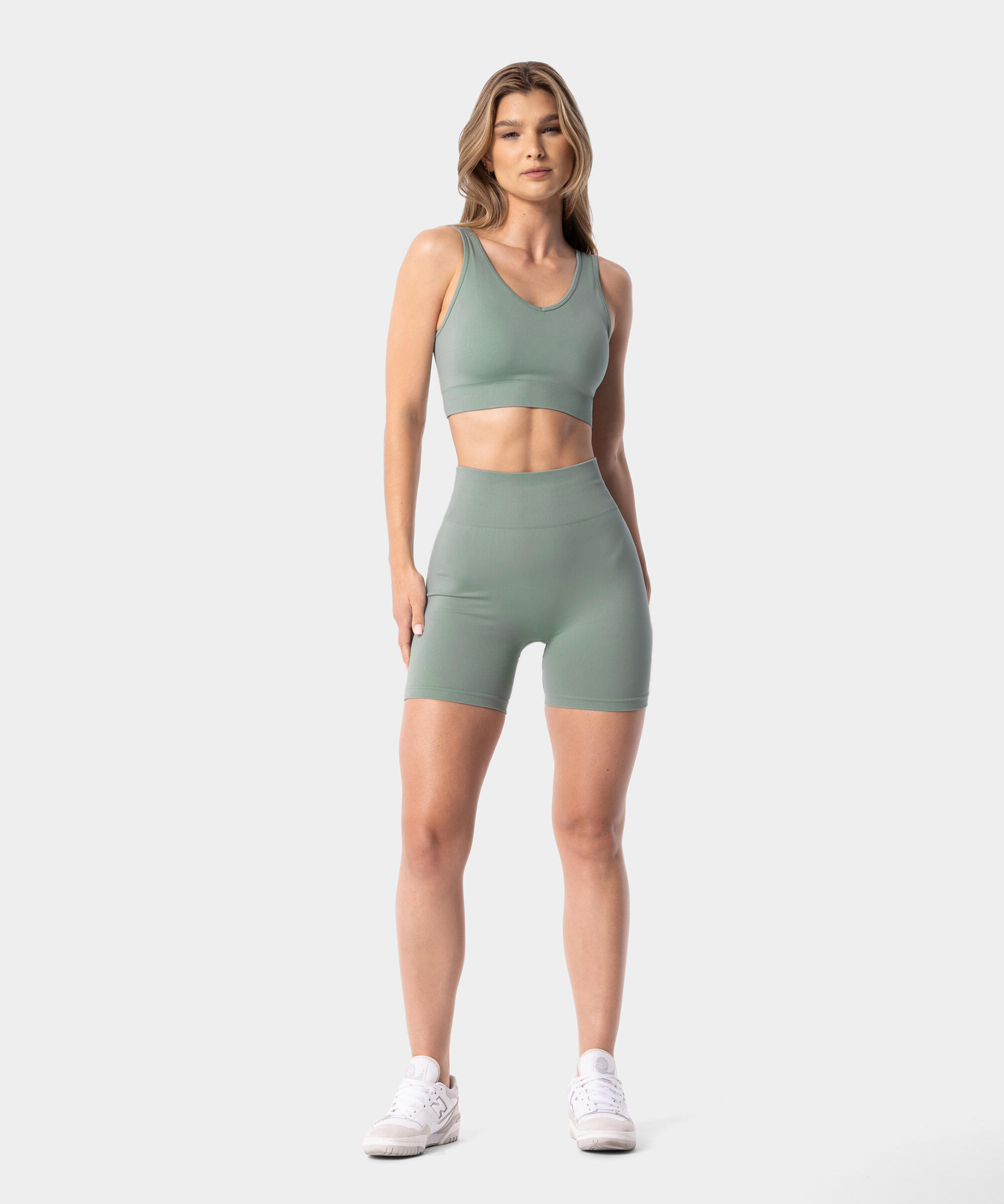 Szorty bezszwowe sportowe damskie Carpatree Simply Seamless 3/6