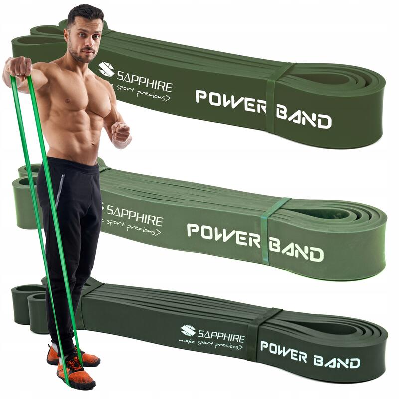 Zestaw gum Sapphire Power Band - 3 sztuki - optymalny