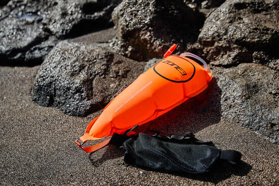 Ceinture de sécurité pour la natation avec pochette pour flotteur - Hi Vis