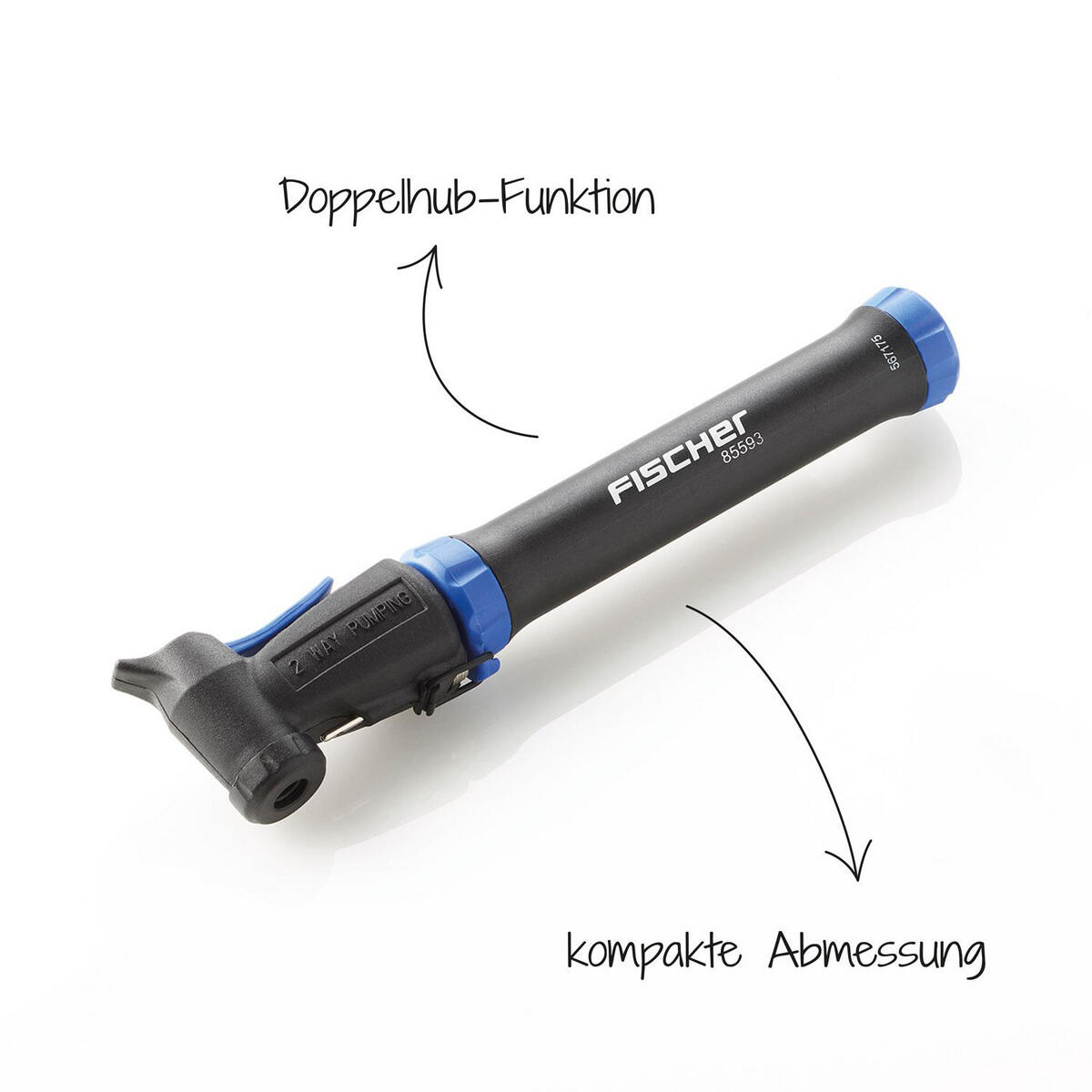 Mini pompe double course réversible Fischer SR 2/5