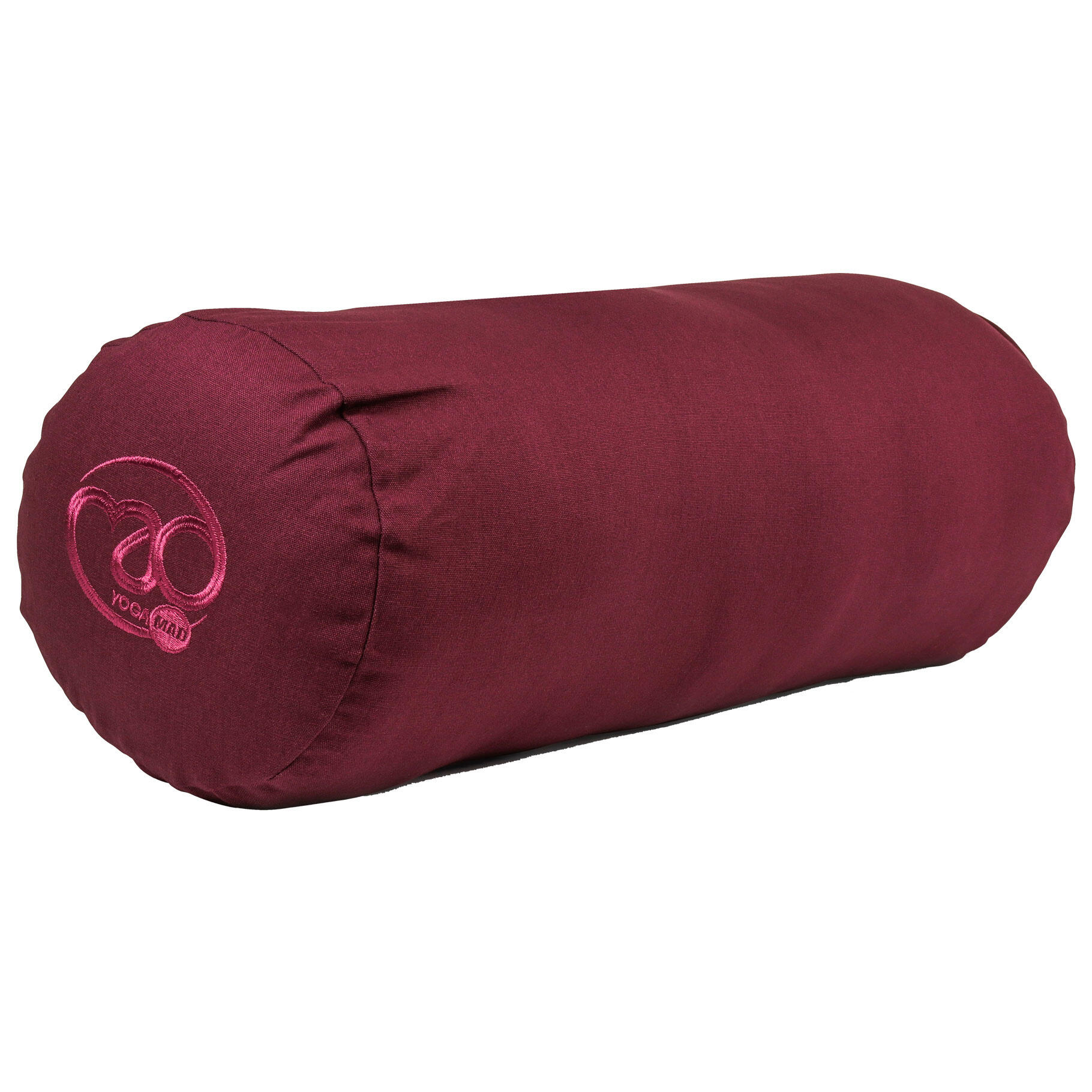 FITNESS-MAD Organic Cotton Yoga Bolster Plum