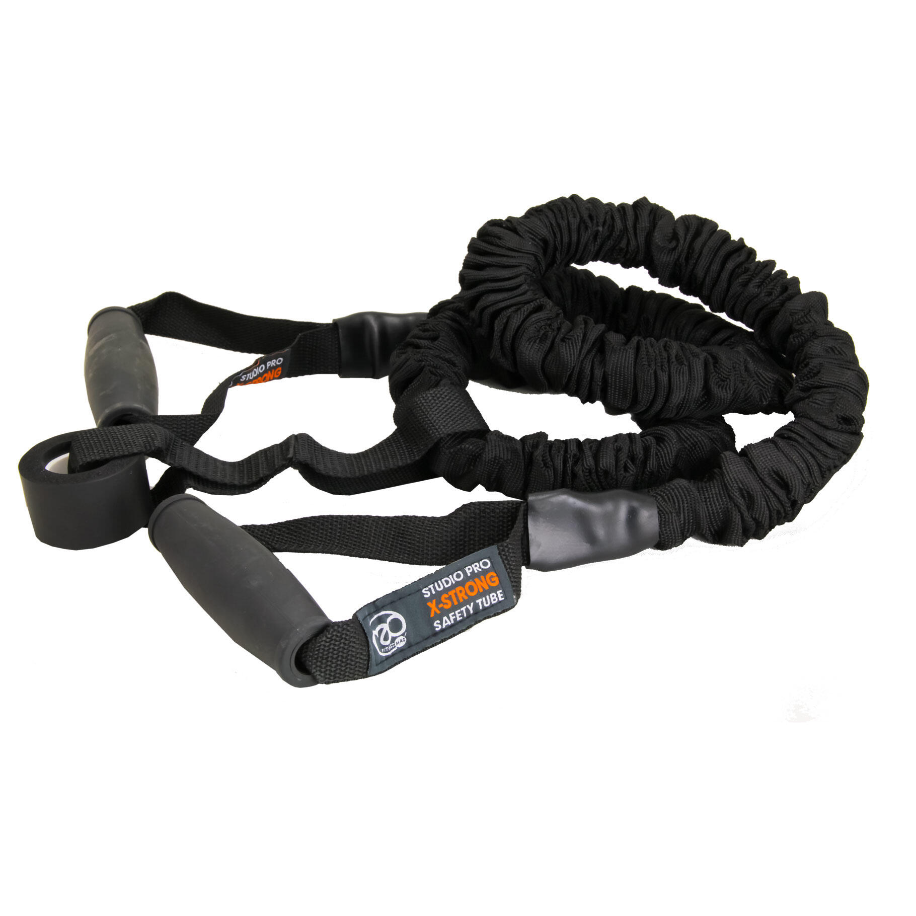 FITNESS-MAD Fitness-mad | Buitenband | Strong | Rubber | Zwart | Unisex  |