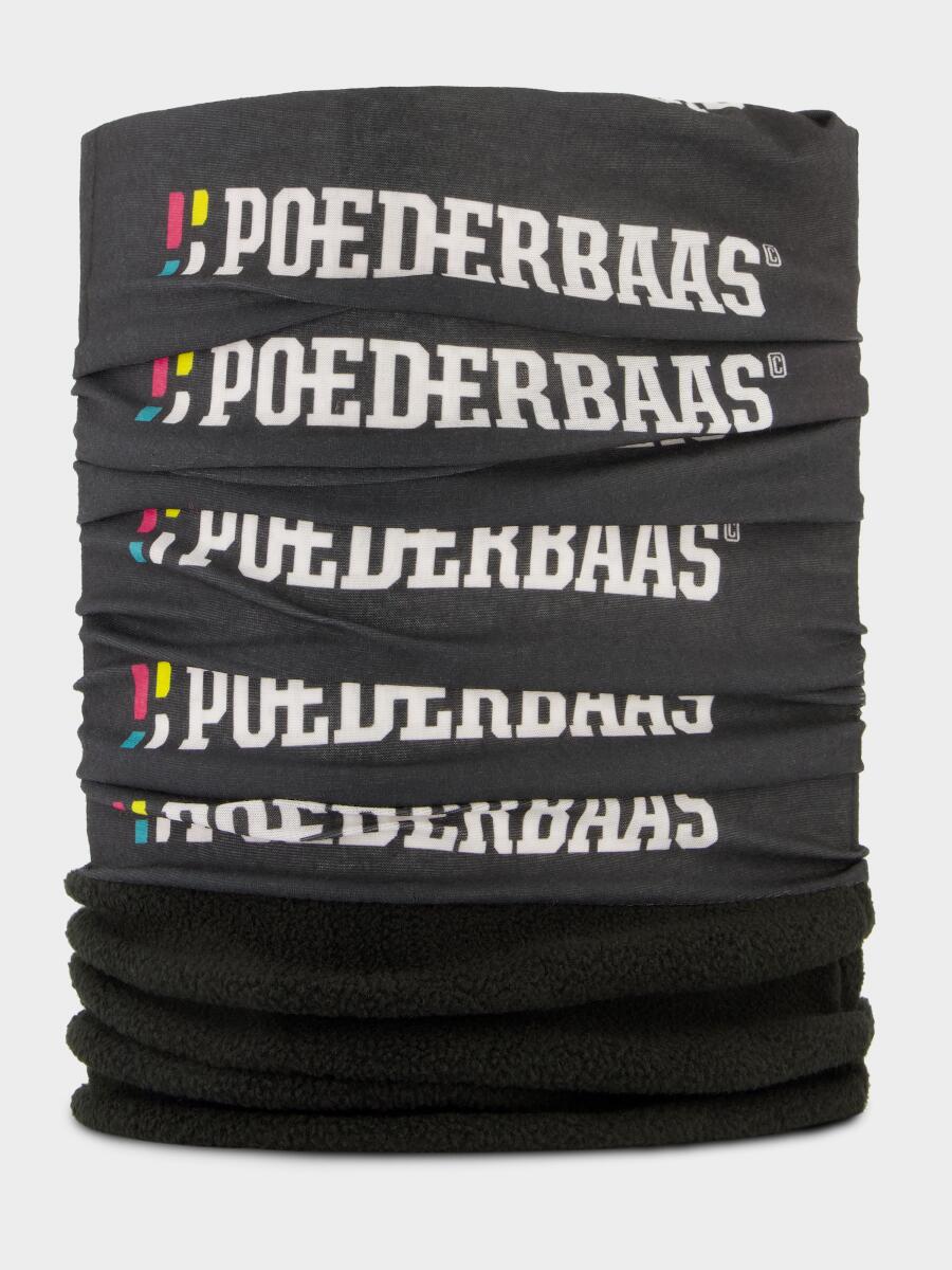Încălzitor de gât de iarnă Poederbaas Neckwarmer Black 02 Black