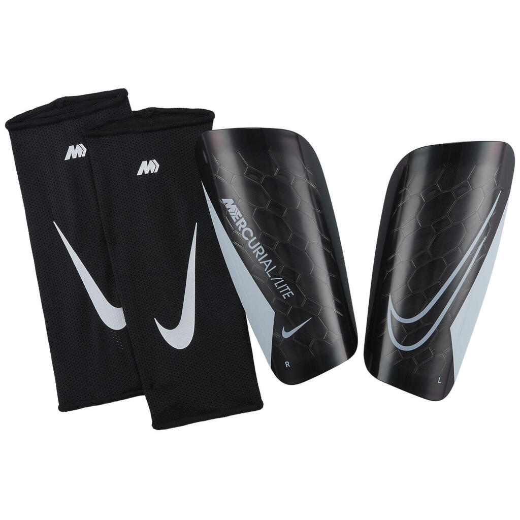 Unisex Adult Mercurial Lite Shin Guards (Black) L