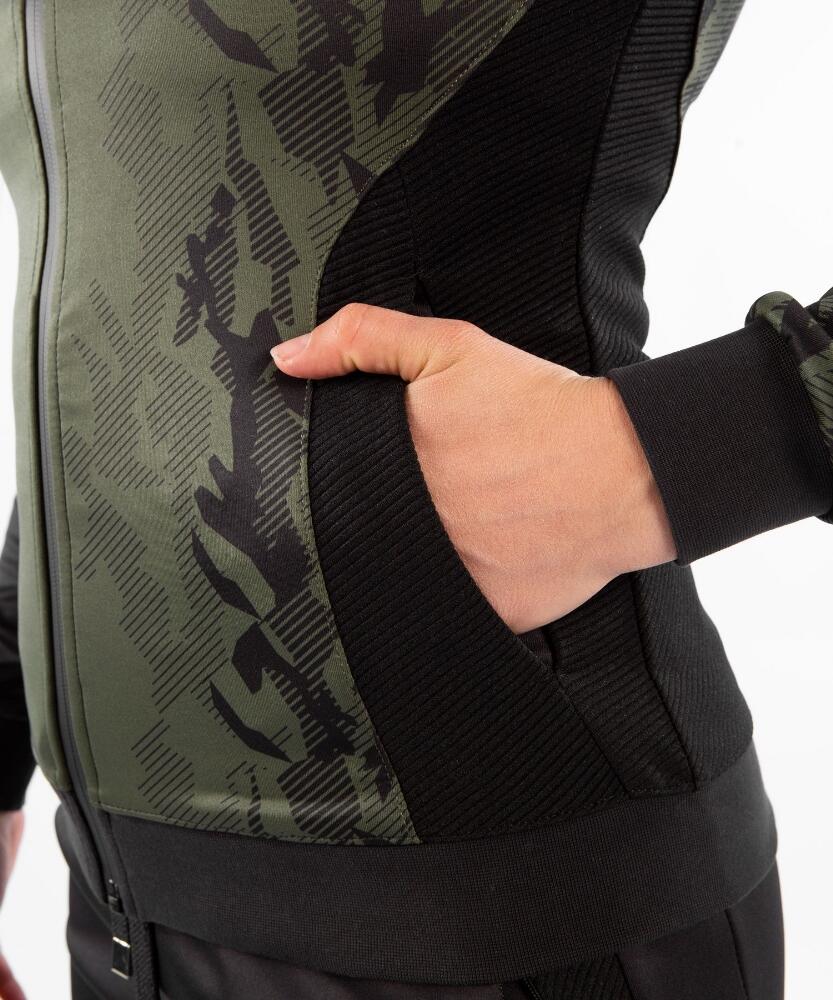 UFC Venum Fight Week Green Zip Hoodie Polyester 6/8
