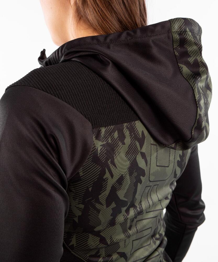 UFC Venum Fight Week Green Zip Hoodie Polyester 4/8