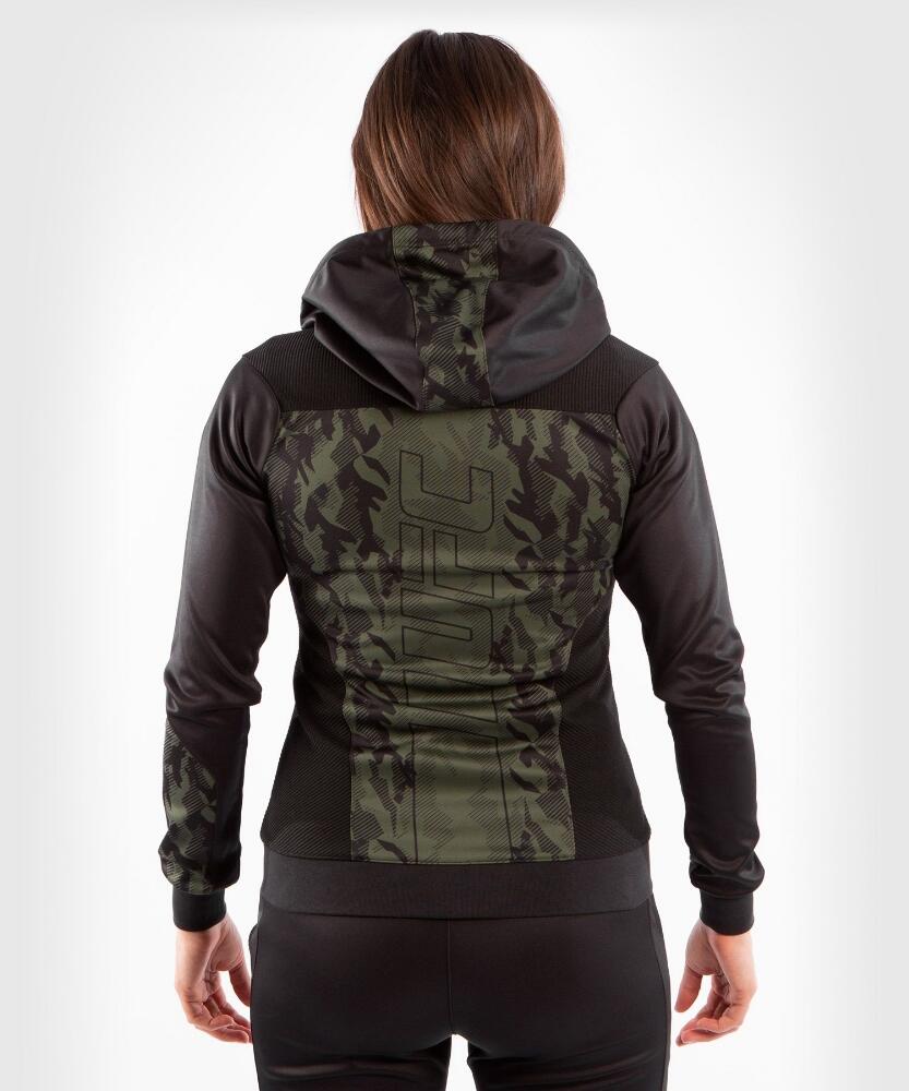 UFC Venum Fight Week Green Zip Hoodie Polyester 2/8