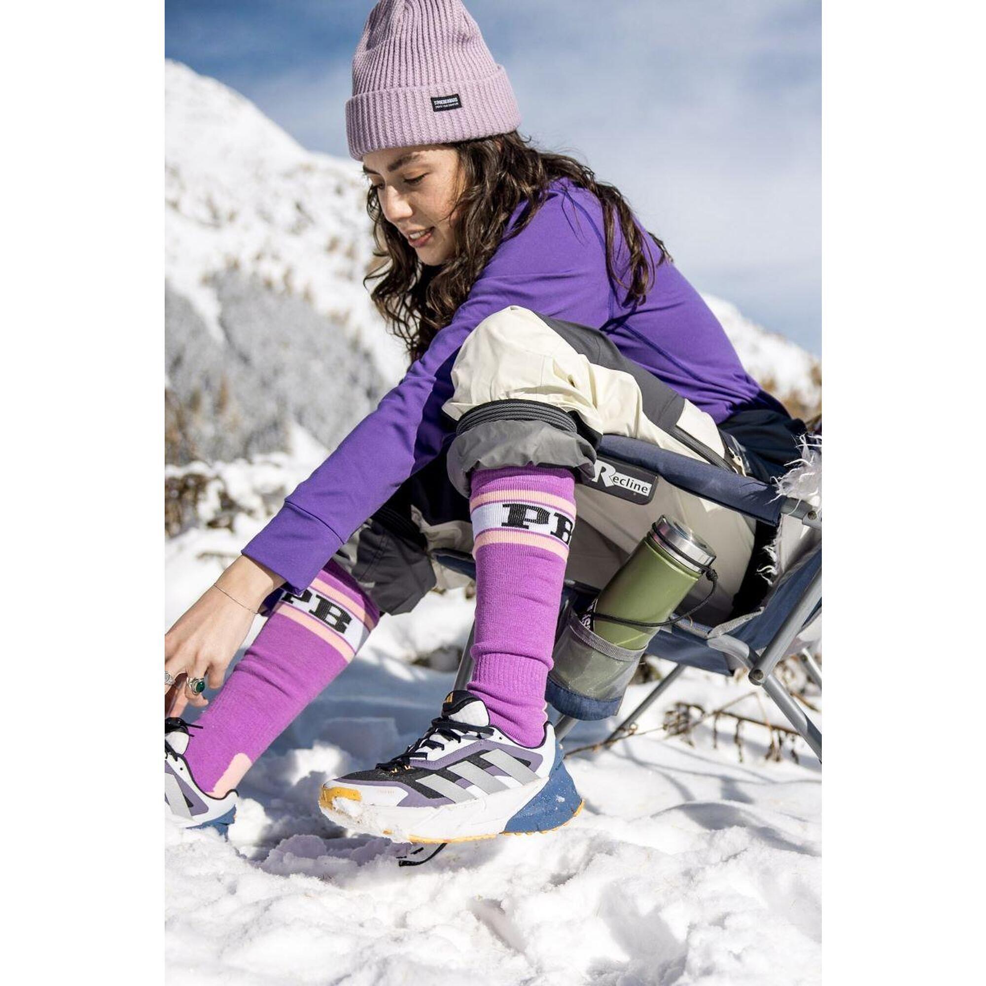 Poederbaas Skisokken 2-pack Swedish Pink