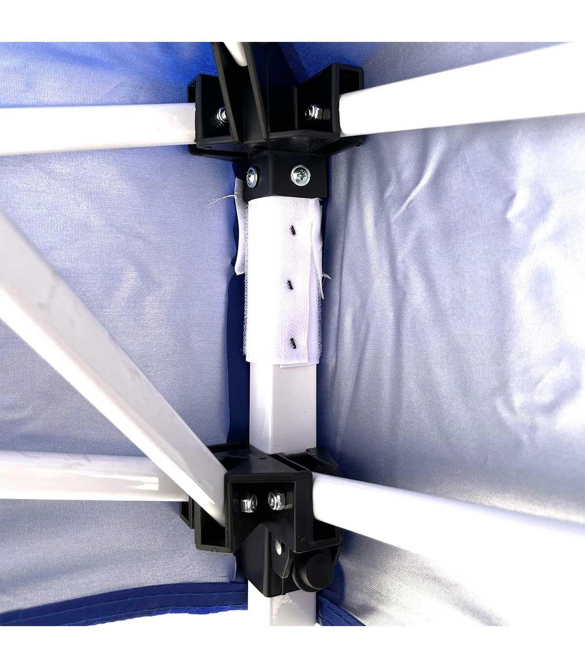 Blauw vouwtent 3x3m, Strand en camping, Met draagtas 4/7