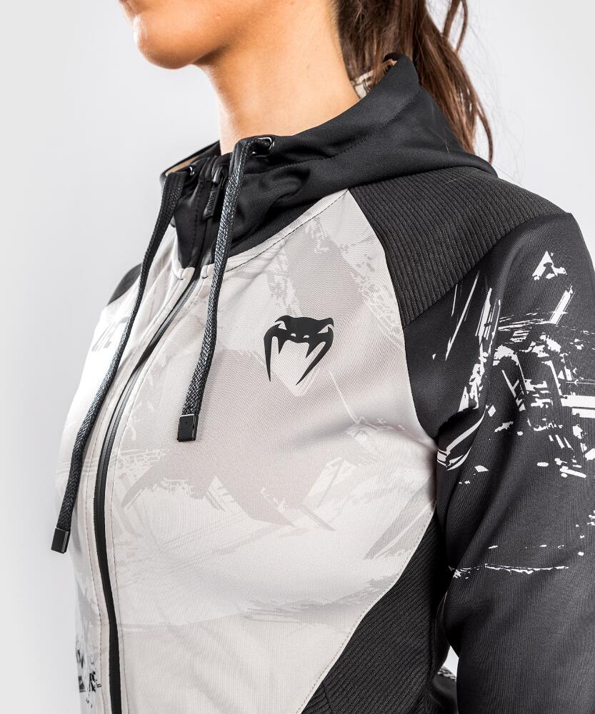 Hoodie mit Kapuze UFC Authentic Fight Week 2.0 schwarz, zweimaterialig 6/8