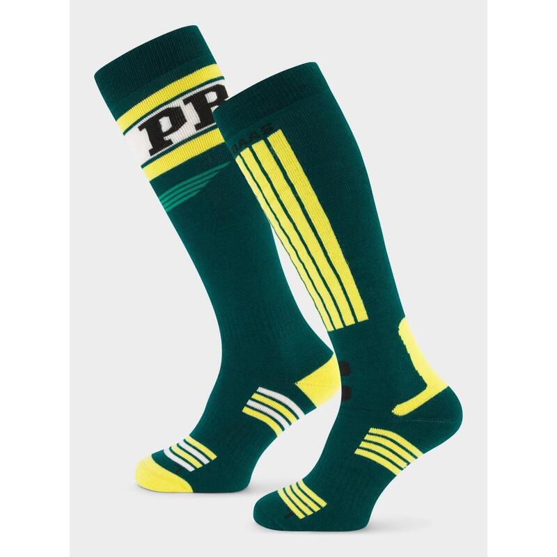 Poederbaas Skisokken 2-pack Swedish Green