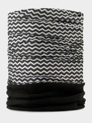 Cache-Cou Poederbaas Noir / Blanc