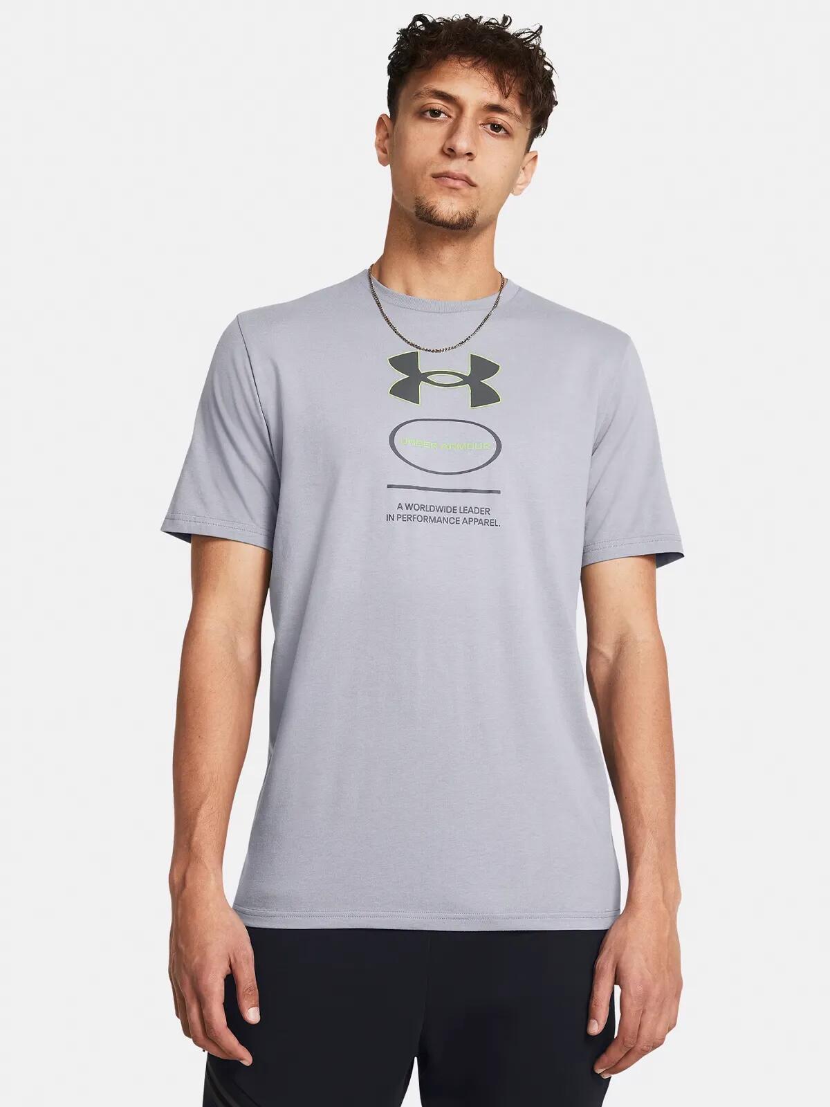 Koszulka fitness męska Under Armour UA Branded Gel Stack 3/6