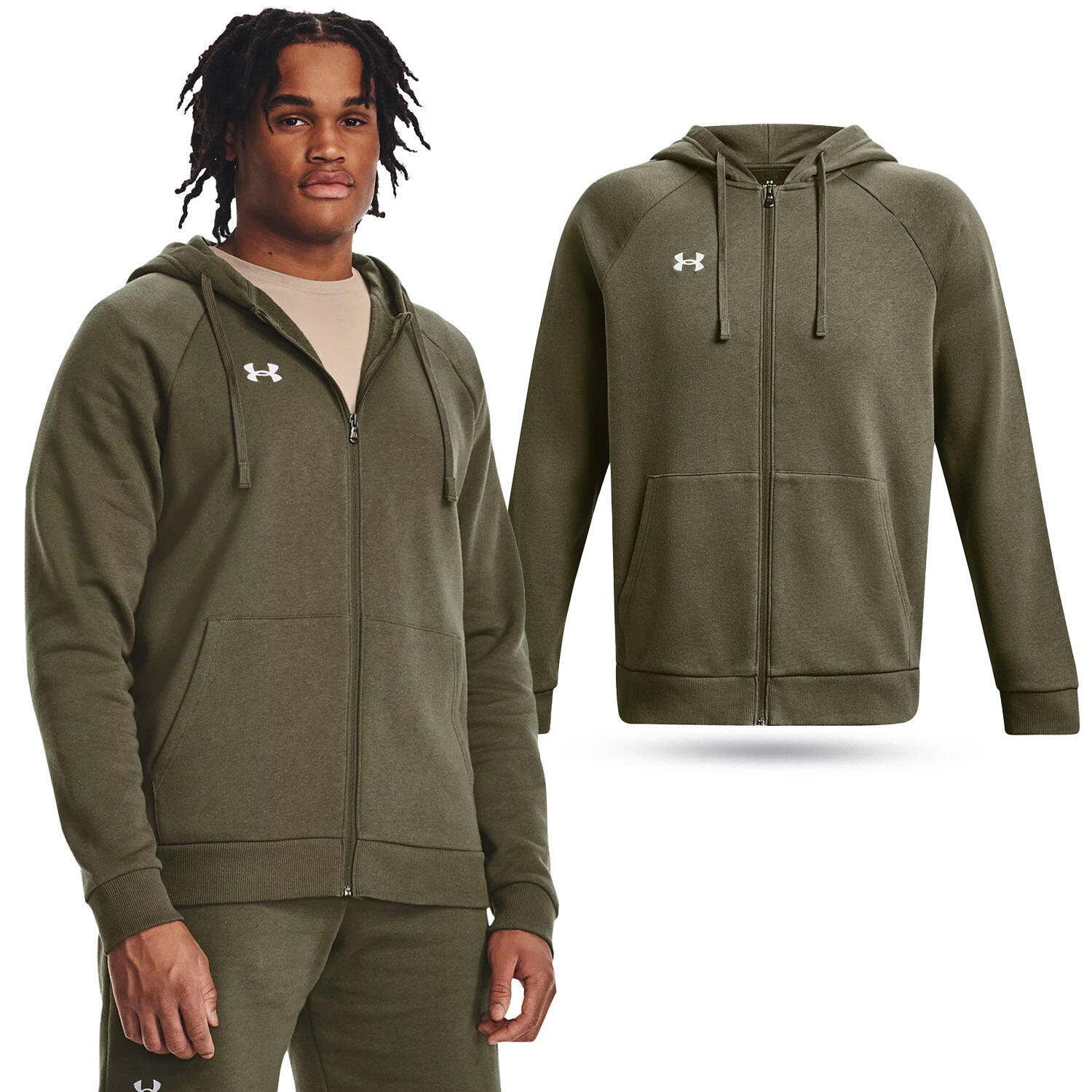 Hanorac Cu Fermoar Drumeții În Natură Under Armour Sportstyle Rival Bărbați