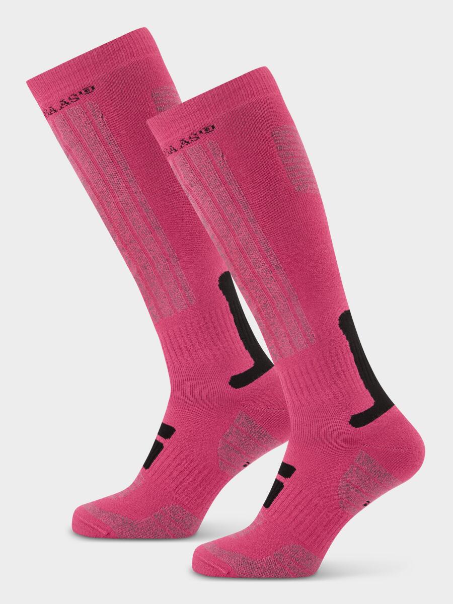 POEDERBAAS Poederbaas Skisokken 2-pack Pink