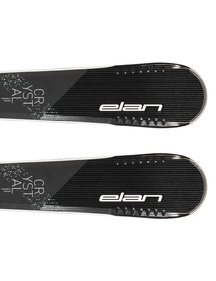 Narty damskie ELAN CRYSTAL + wiązania ELAN EL 9.0 z GRIP WALK