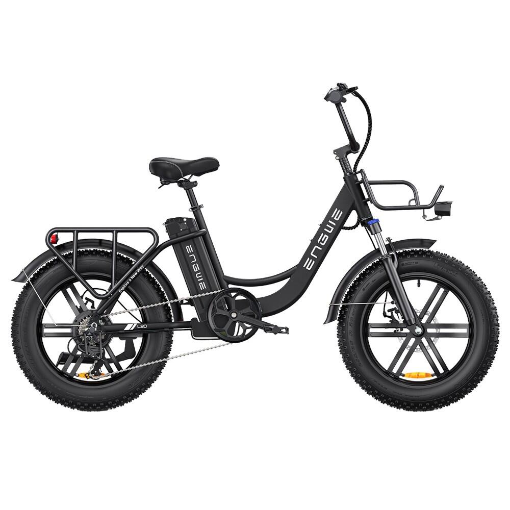 ENGWE ENGWE L20 Bicicleta eléctrica 20*4.0 polegadas Pneu de montanha Preto
